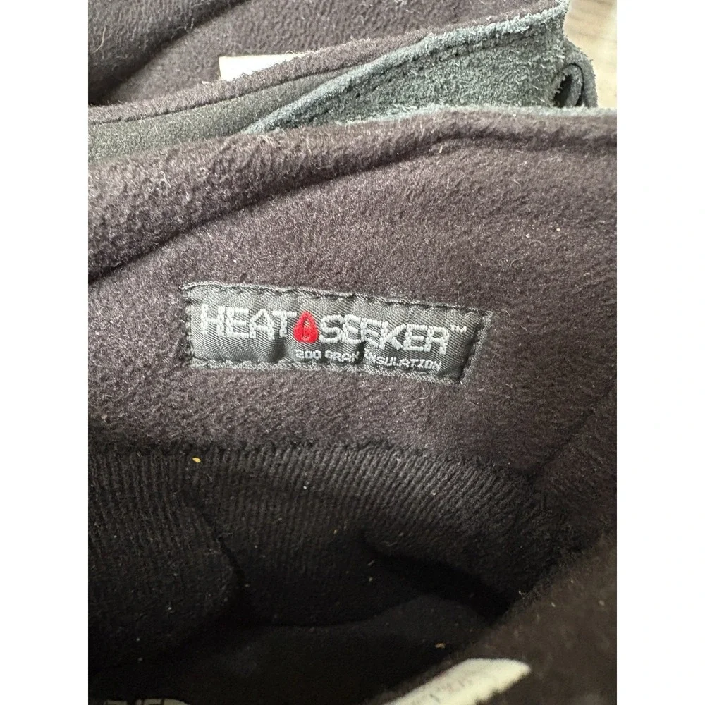The North Face Men's Black Suede Waterproof Winter Chukka Boots Sz 9.5 Insulated